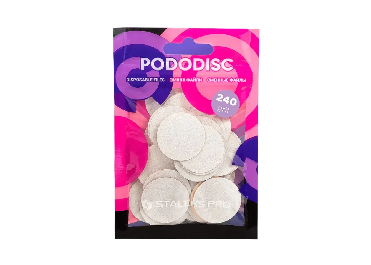Staleks Náhradní bílý brusný papír pro PODODISC STALEKS PRO L - 240 (50 ks) PDF-25-240w