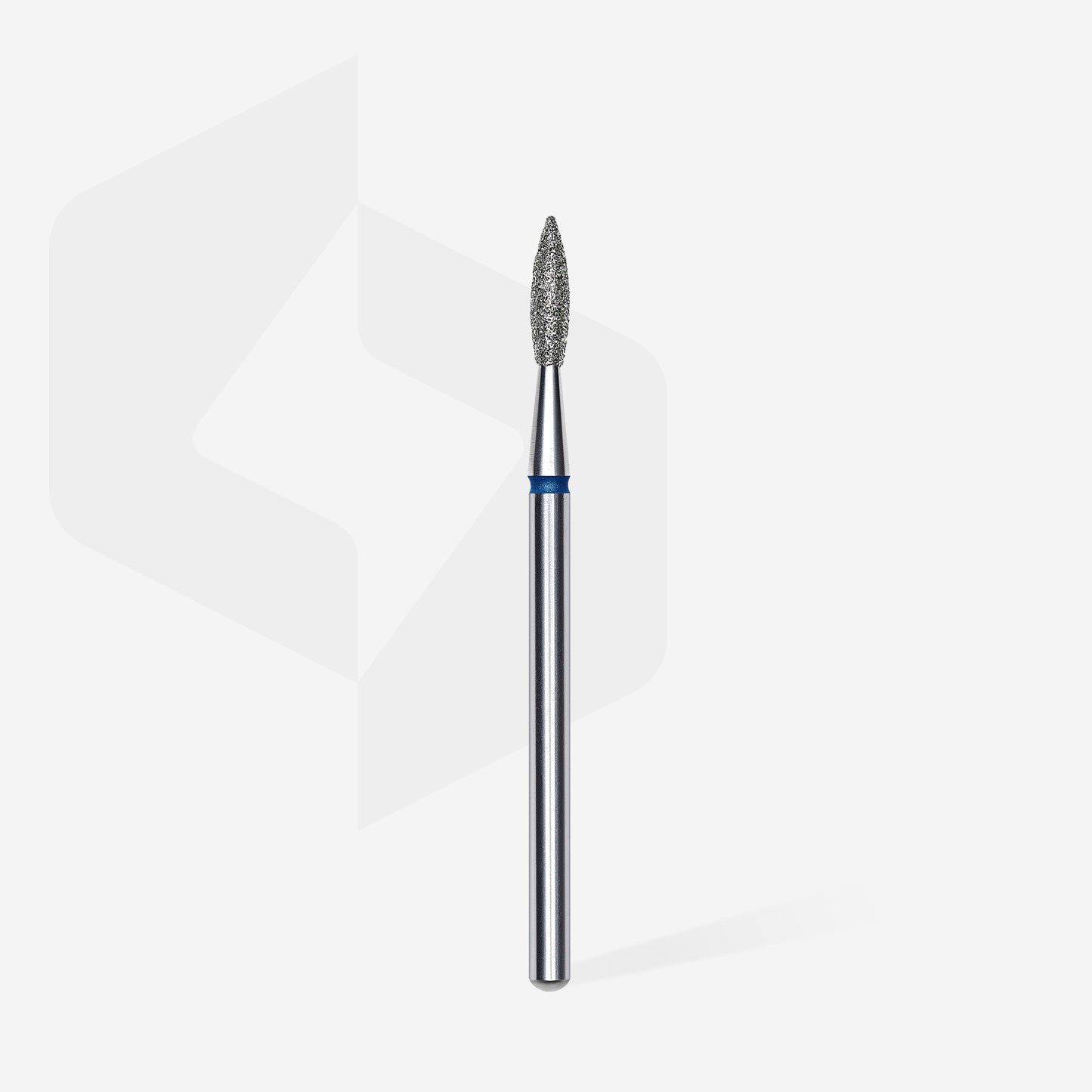 Staleks Diamantový brusný nástavec špičatý - "flame" blue - FA11B021/8