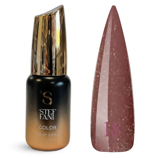 COLOR GEL POLISH "Steffani", 9 ml №18