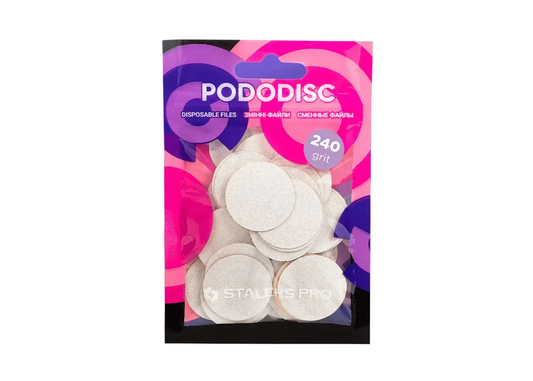 Staleks Náhradní bílý brusný papír pro PODODISC STALEKS PRO L - 240 (50 ks) PDF-25-240w