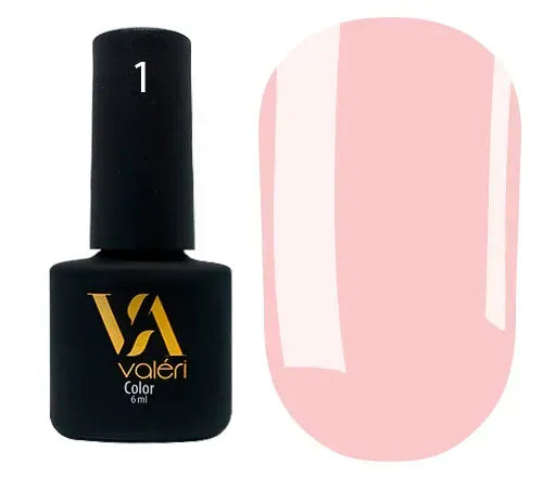 COLOR GEL POLISH "VALERI", 6 ml №01