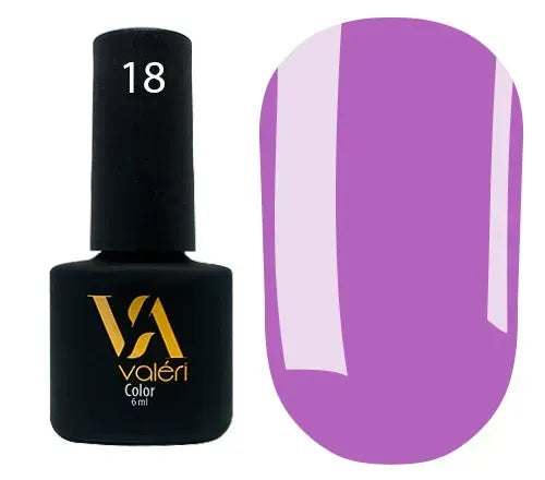 COLOR GEL POLISH "VALERI", 6 ml №018