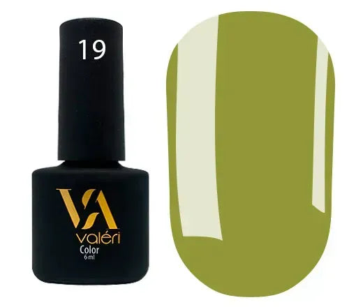 COLOR GEL POLISH "VALERI", 6 ml №019