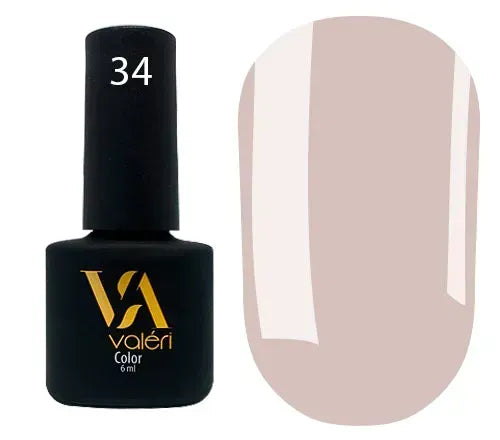 COLOR GEL POLISH "VALERI", 6 ml №034