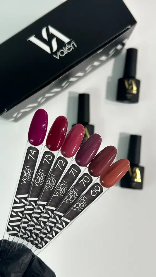 COLOR GEL POLISH "VALERI", 6 ml №074