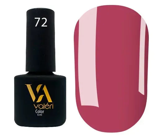 COLOR GEL POLISH "VALERI", 6 ml №072