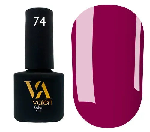 COLOR GEL POLISH "VALERI", 6 ml №074