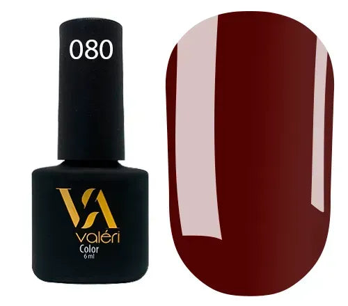 COLOR GEL POLISH "VALERI", 6 ml №080