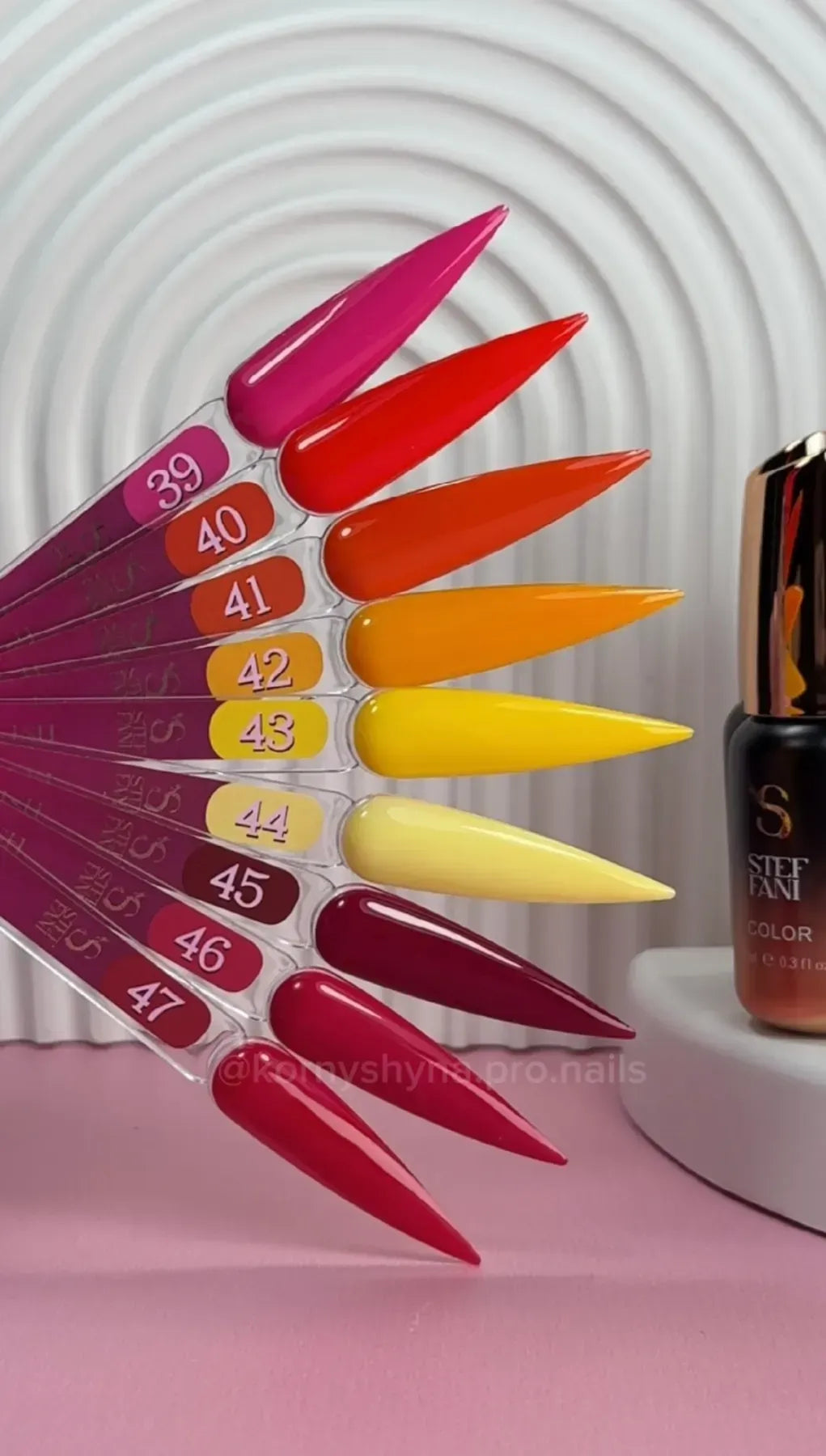 COLOR GEL POLISH "Steffani", 9 ml №42